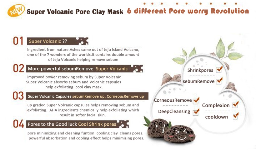 Innisfree Super Volcanic Pore Clay Mask 100ml