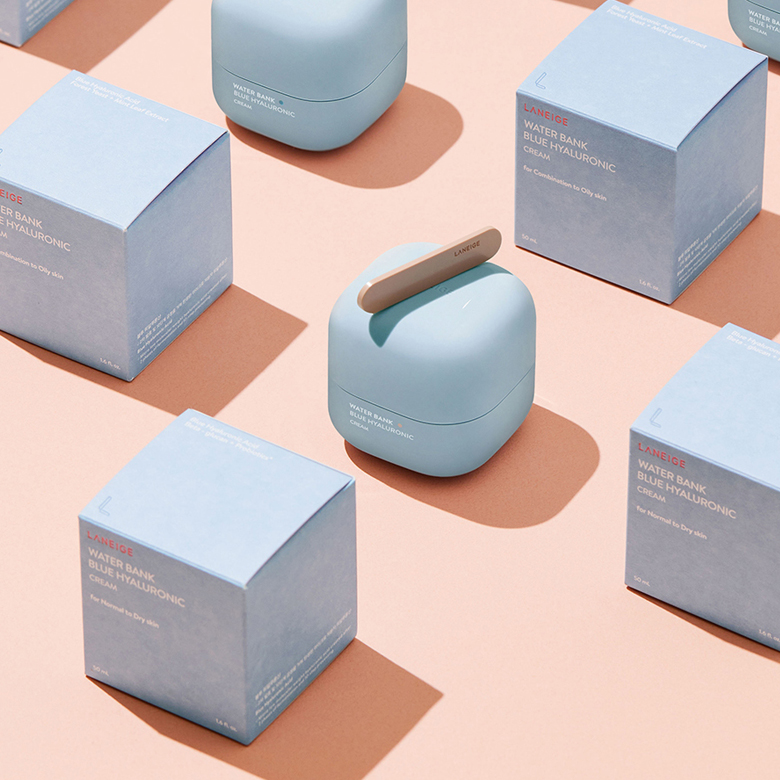 Laneige Water Bank Blue Hyaluronic Cream For Combination To Oily Skin